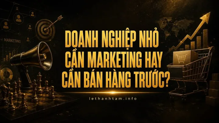 Doanh Nghiệp Nhỏ Cần Marketing Hay Cần Bán Hàng Trước?
