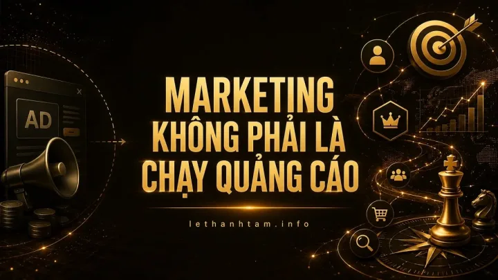 Marketing Không Phải Là Chạy Quảng Cáo