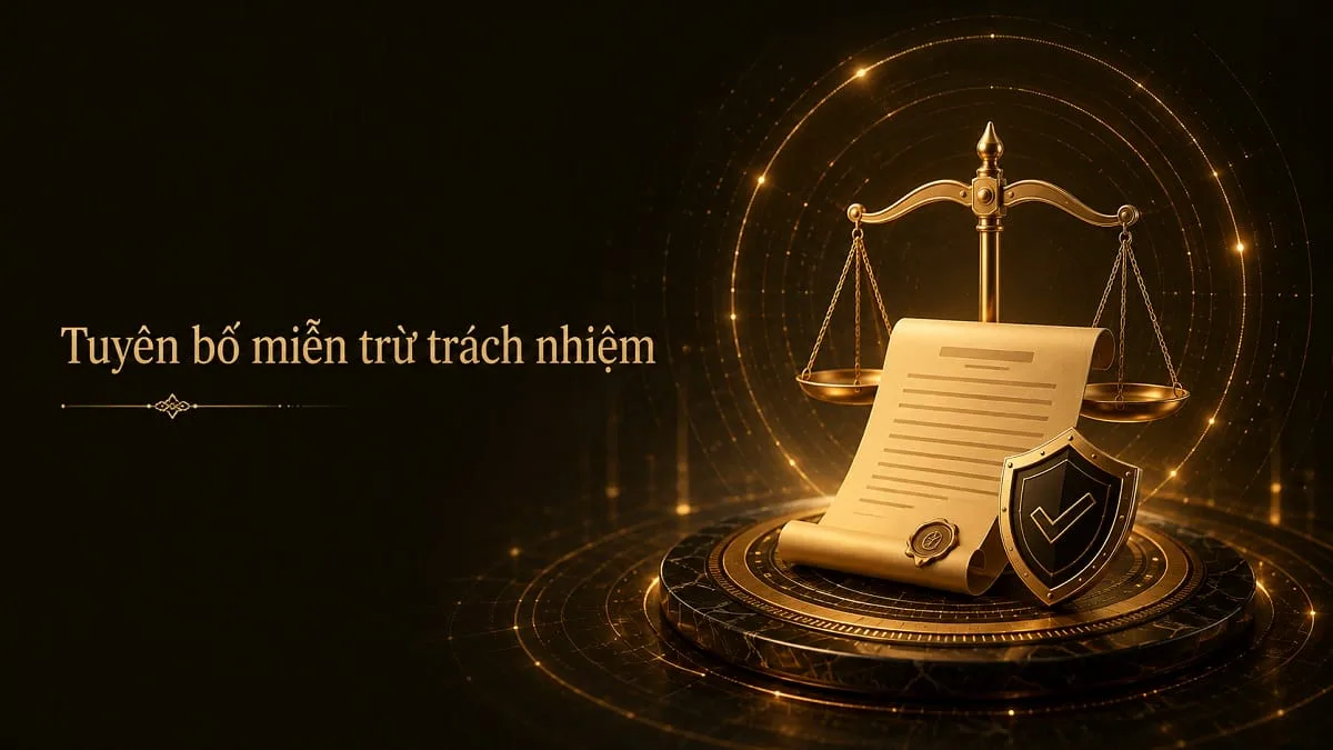 Tuyên Bố Miễn Trừ Trách Nhiệm