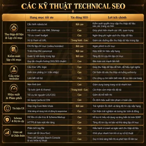 Technical SEO: Những Việc Website Cần Ưu Tiên