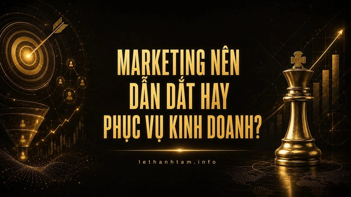 Marketing nên dẫn dắt hay phục vụ kinh doanh?