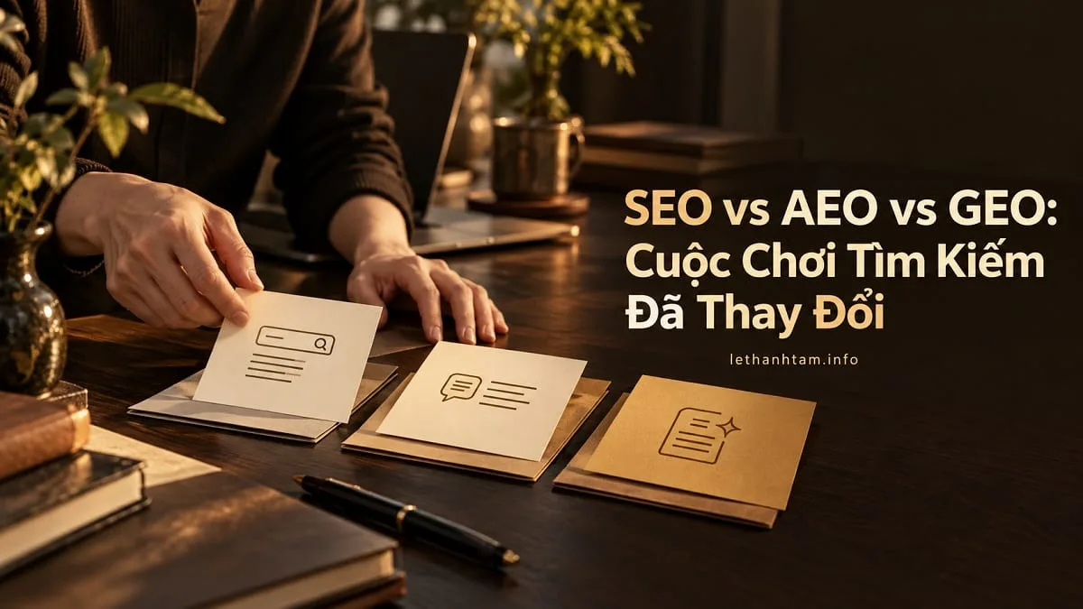 SEO vs AEO vs GEO: Cuộc Chơi Tìm Kiếm Đã Thay Đổi